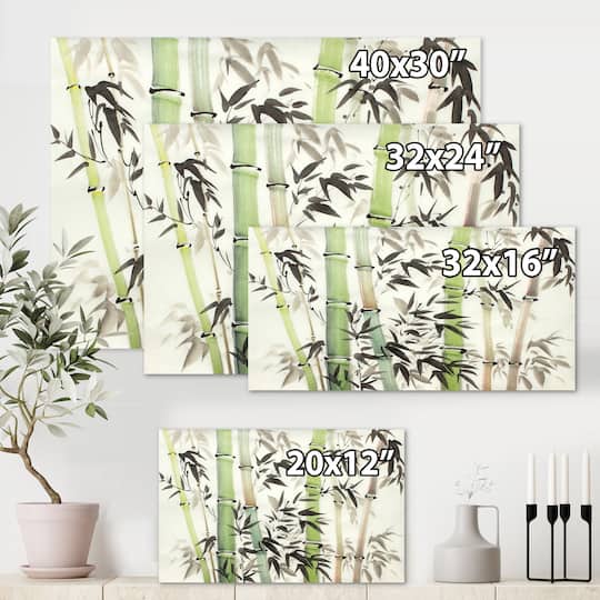 Designart - Bamboo Branches In The Forest II
